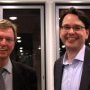 Seite an Seite: Michael Konken (links) - Thomas Knüwer (rechts)