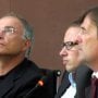 v.l.n.r.: Negele, Gerlach und Gastgeber Stampfer.
