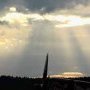 Versackt: der Show-Star im Abendlicht