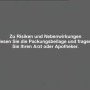 Zu den Risiken und Nebenwirkungen...