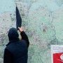 Der Schirm hilft zeigen, von wo wer gekommen ist